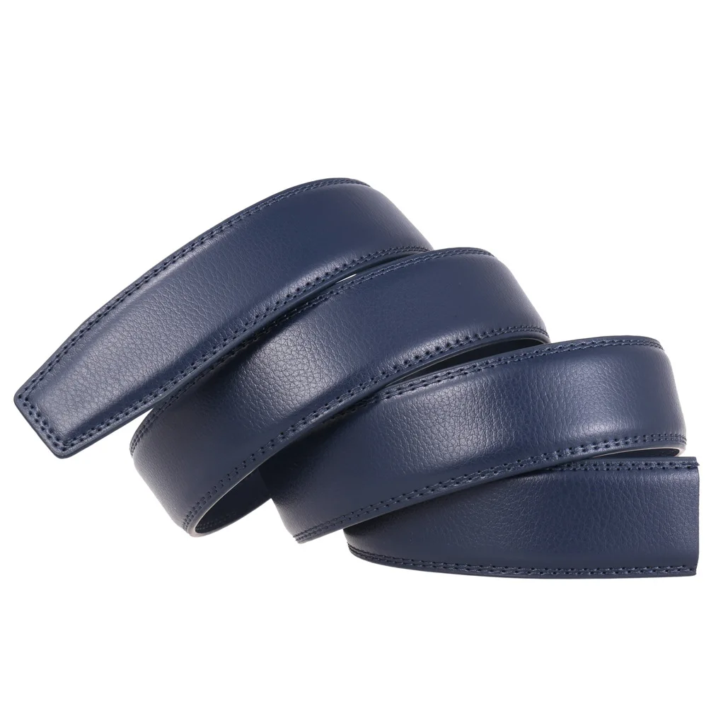 3.5cm Width Durable Without Buckle Replacement Waistband Classic Waistband Genuine Leather Belt Non-porous Girdle