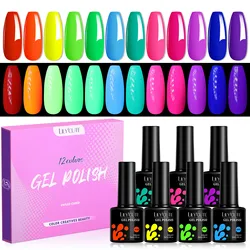 LILYCUTE 12 - Color Macaron Collection Gel Nail Polish Set (55634)