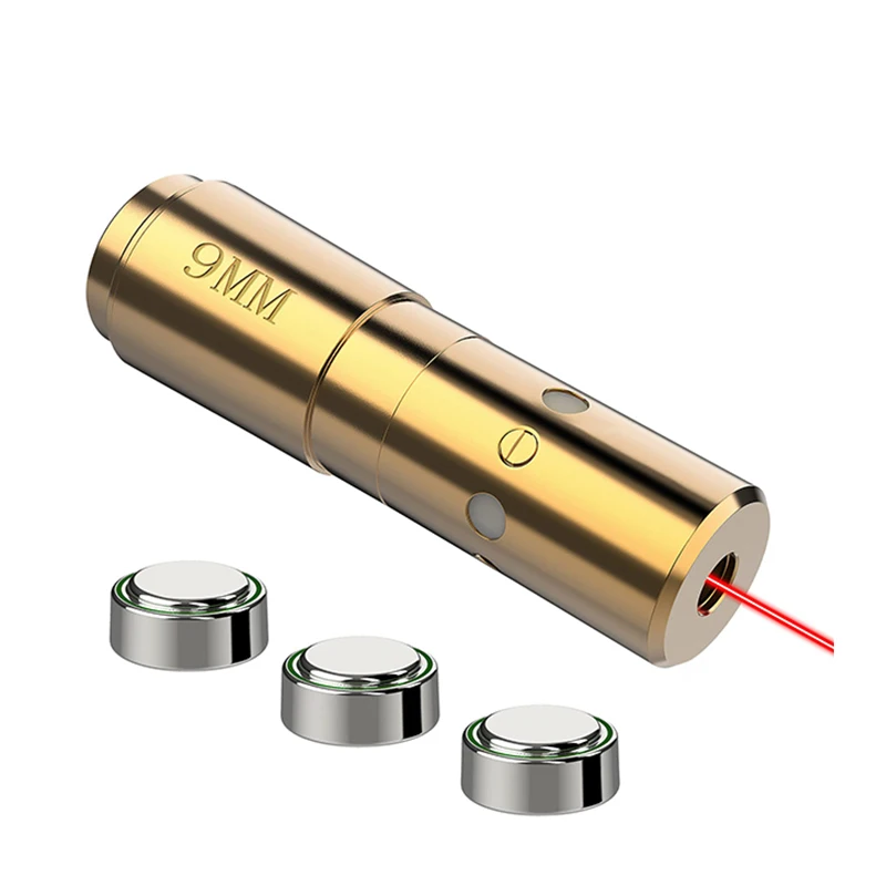 

CVLIFE 223 5.56mm 9mm Bore Sighting Laser Bore Sight Red Dot Boresighter with Batteries For Pistol Rifle Shotgun