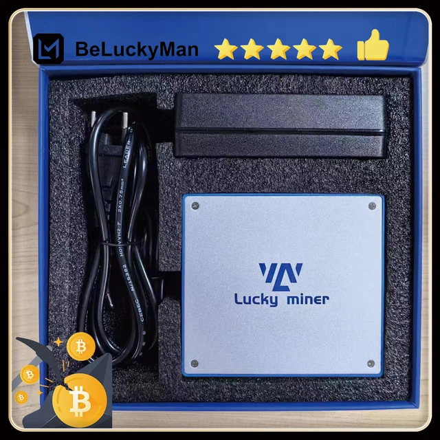 Lucky miner LV07 BTC Miner 1TH/S SHA256 BM1366 25W bitcoin mining silent miner machine lottery miner crypto miner asic mining 5
