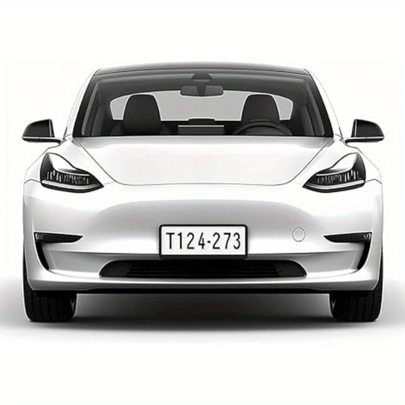 Carbon Fiber License Plate Frame US Car Front And Rear Automobile Accessories Stylish Black Carbon Look Plastic Holders