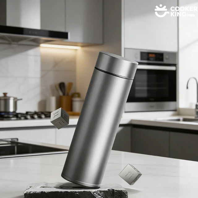 COOKER KING 450ML Titanium+PP Pure Titanium Vacuum Cup Thermos Cup Water Bottle Vacuum Insulated Bottle Thermos Bottles Mugs 2