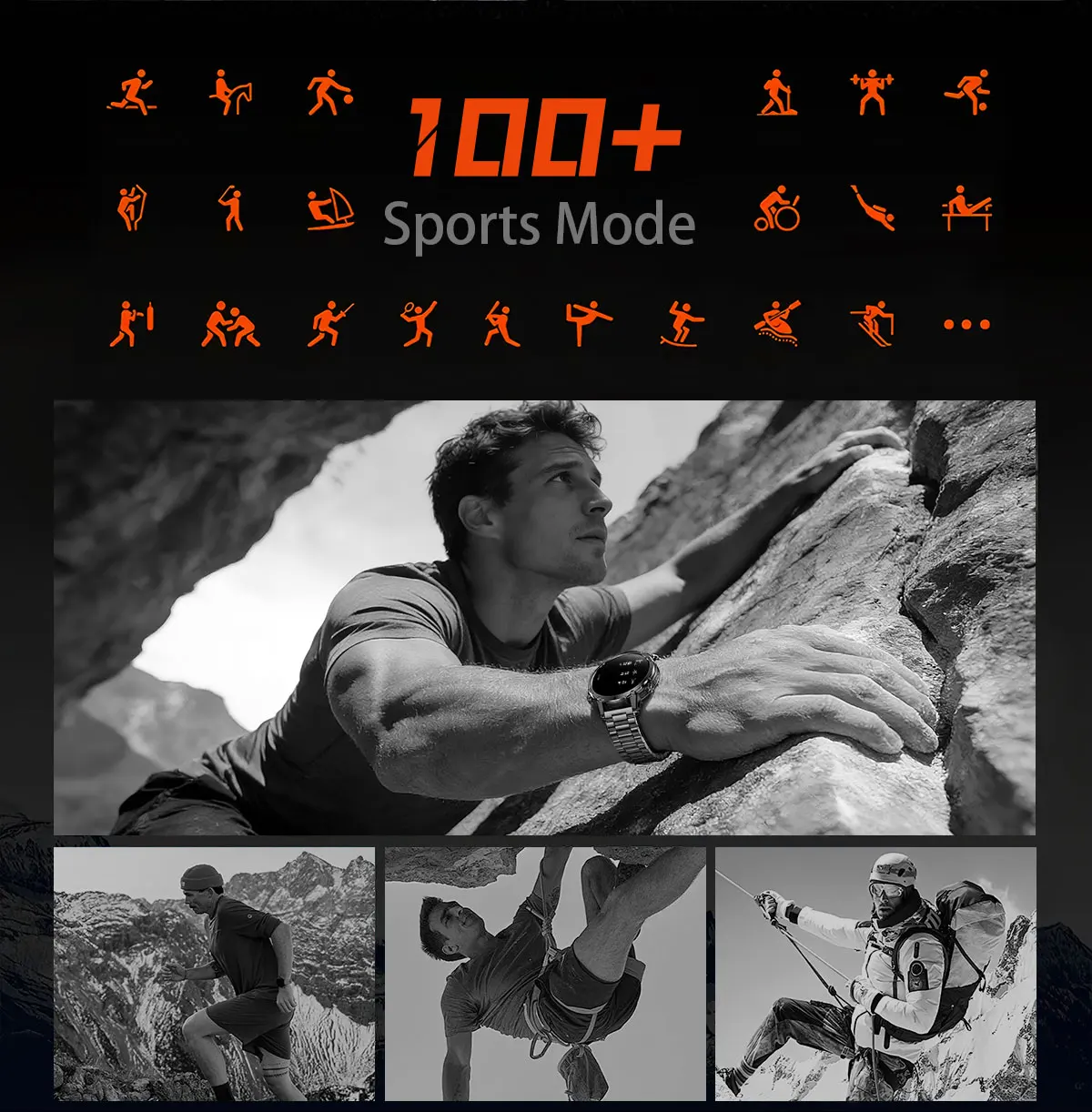 Military Smart Watch For Men Gps Waterproof With Strong Flashlight_voghion.com