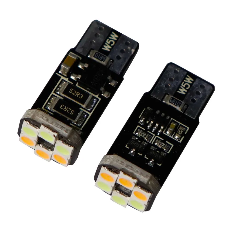 

100X двухцветный ледяной синий и розовый T10 W5W 6 SMD 2835 1 Вт Светодиодный Стайлинг автомобиля для фотоинтерьера карта купольная лампа 12 В
