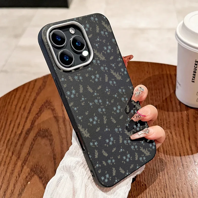 ตัวเลือกสินค้า เคสกันกระแทกลายลิ้นจี่ดอกไม้ เท็กซ์เจอร์สวย ปกป้อง iPhone ได้ทุกรุ่น