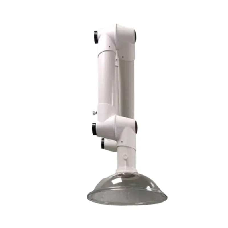 Braccio di scarico per fumo a soffitto Cappa di scarico per fumo in plastica regolabile portatile Estratto da laboratorio Strumento per fumi di olio Strumenti di aspirazione mobili - immagine 4
