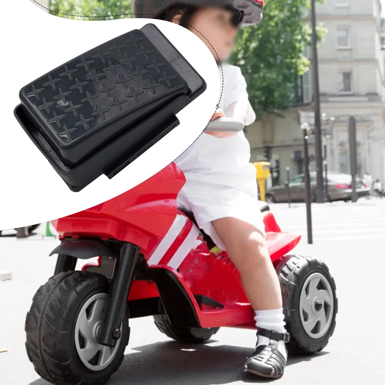 6V/12V Foot Switch For Children's Riding Wheels Power Accelerator Foot Pedal Switch Reset Control Replacement Accessories