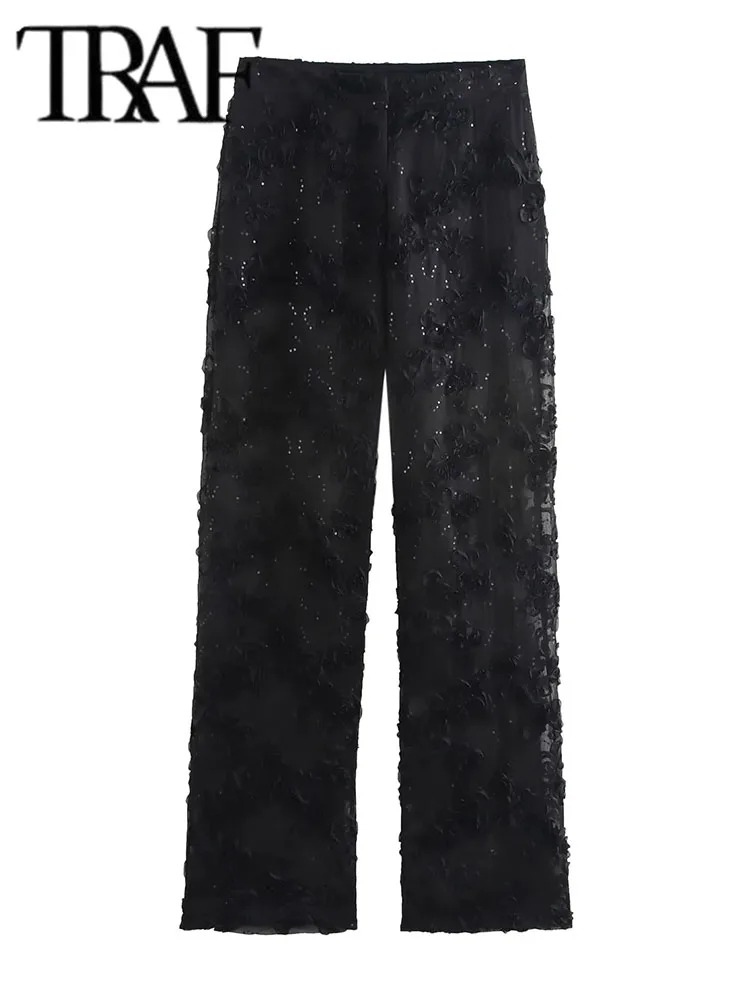 الترتر السراويل مجموعات للنساء 2 قطع 2025 موضة جدي...