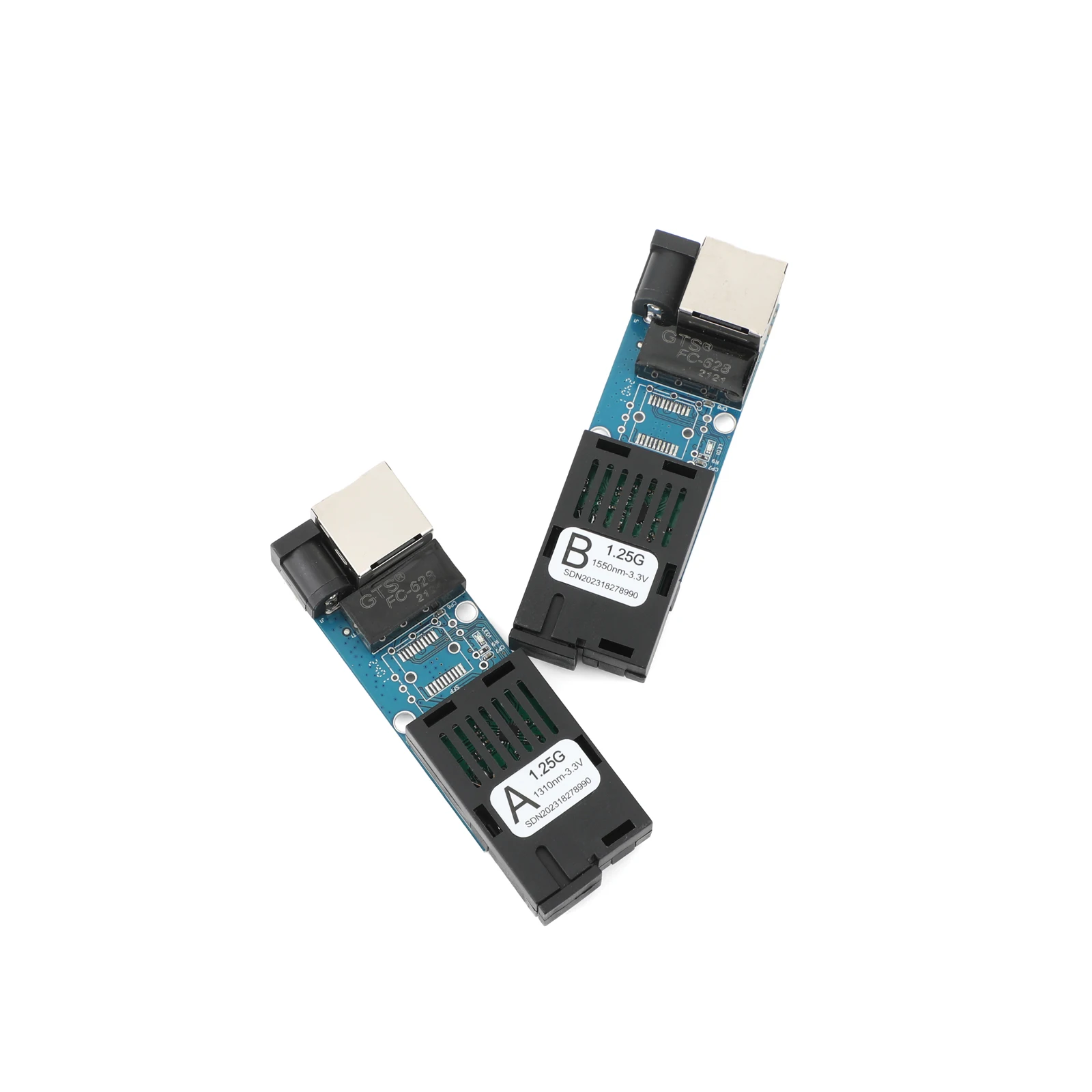 Fiber Optical Media Converter Mini Gigabit 10/100/1000Mbps Single Mode 3Km UPC/APC SC-Port