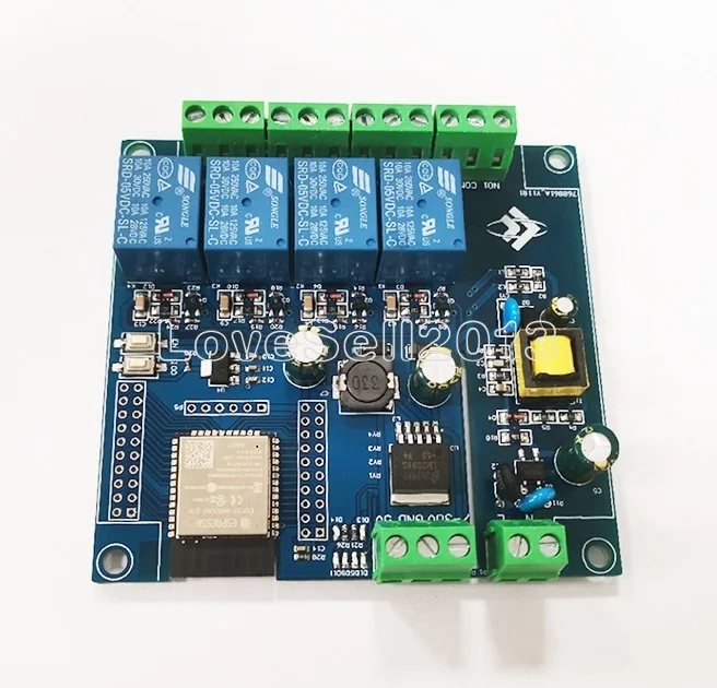 

ESP32 WIFI Bluetooth BLE четырехканальный релейный модуль ввода/вывода порт ESP32-WROOM плата разработки AC220 в/фотосессия Новинка