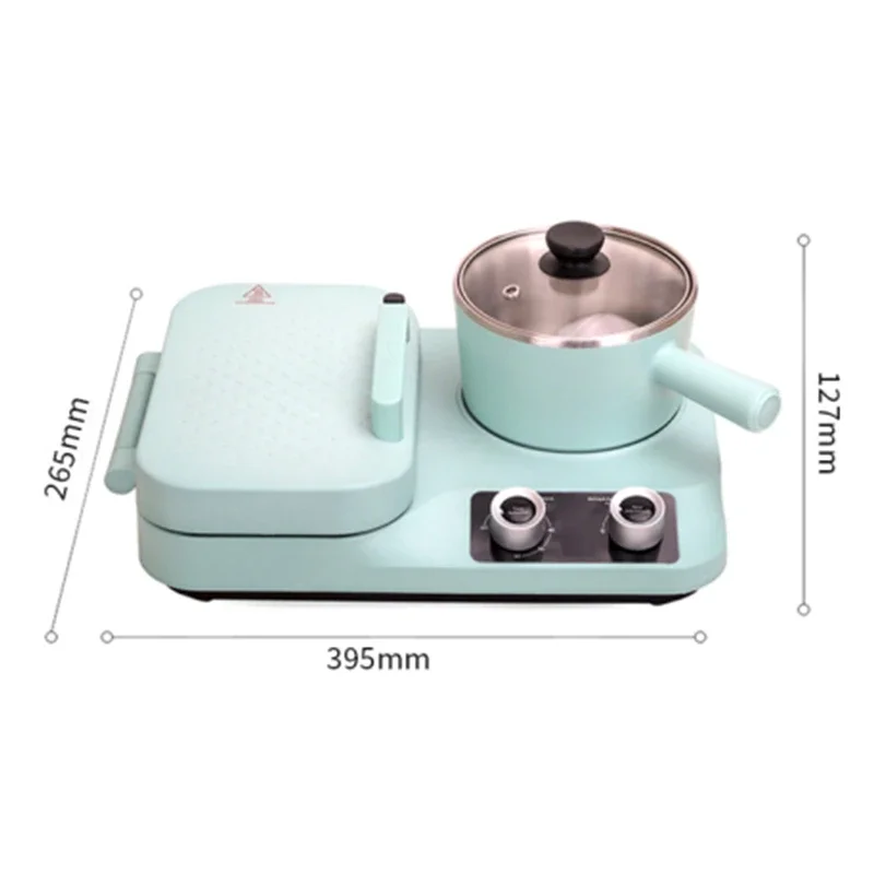 4-in-1 Breakfast Machine All-in-one Home Multifunctional Sandwich Maker Frying Toaster Toaster