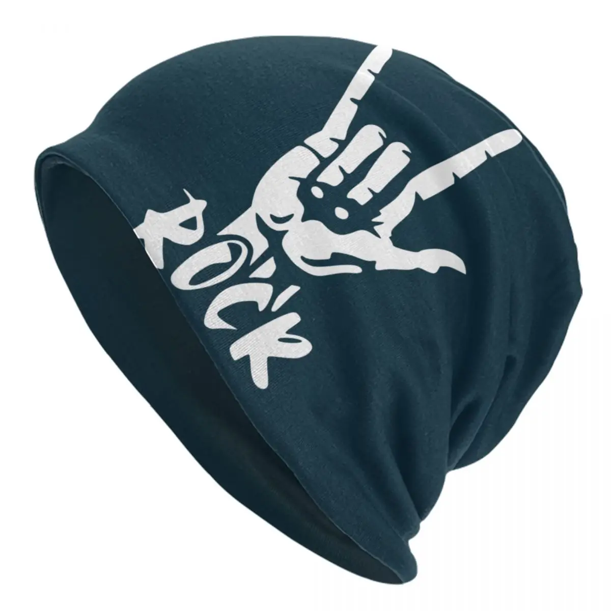 

Heavy Metal Rock Music Skullies Beanies Caps Unisex Winter Warm Knitting Hat Women Men Hip Hop Adult Bonnet Hats Outdoor Ski Cap