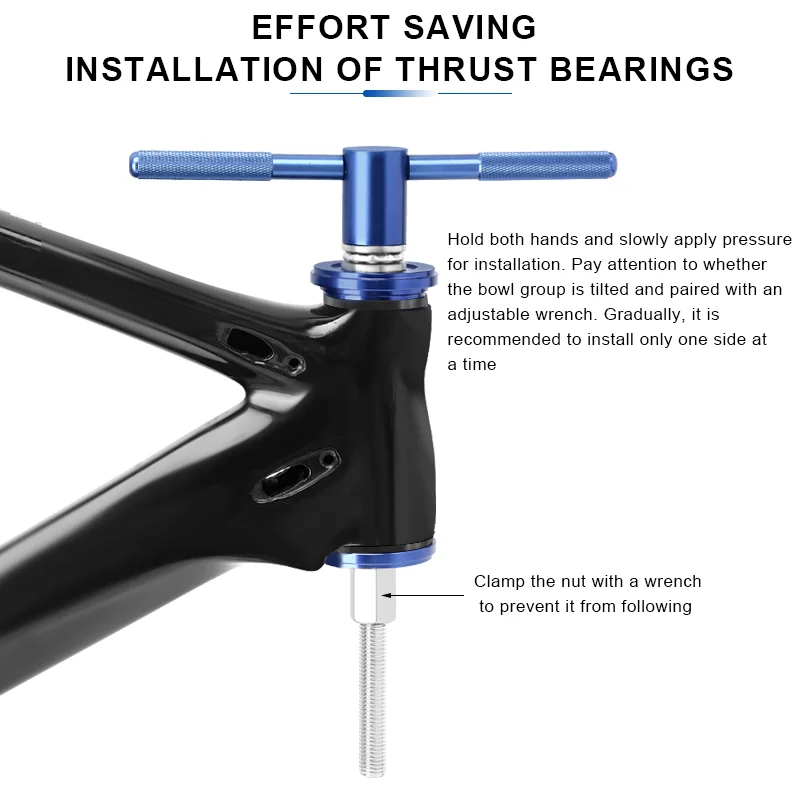 RIDERACE Fahrrad Tretlager BB Installation Werkzeuge Mountainbike Headset Presse Werkzeug Verarbeitung MTB Rennrad Reparatur Werkzeuge – Detail 13