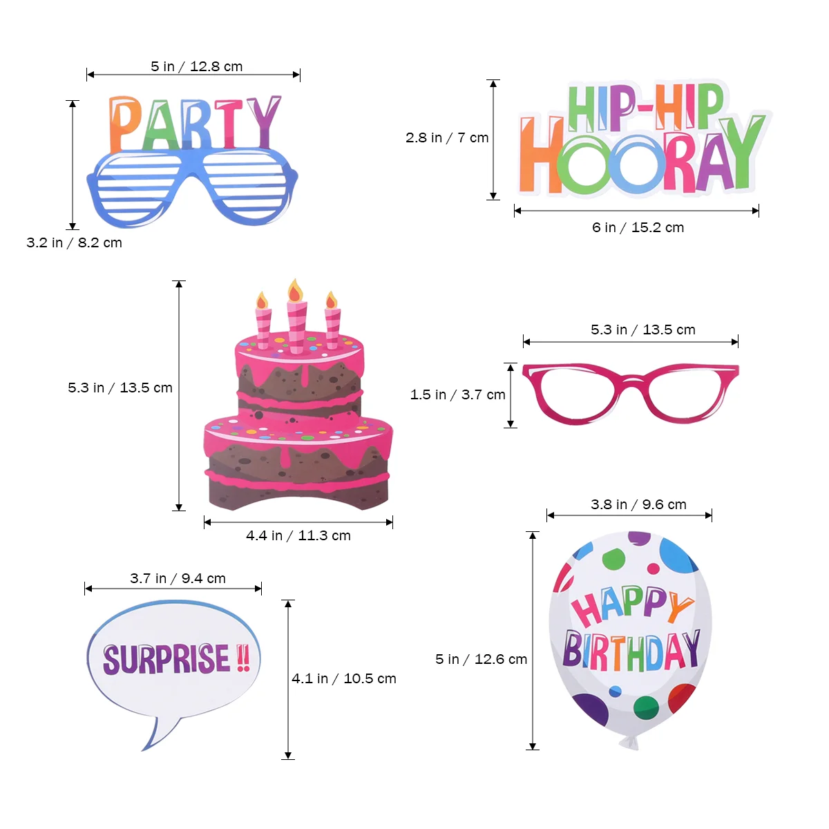 생일 축하 사진 부스 소품, 재미있는 생일 장식, 생일 파티 장식