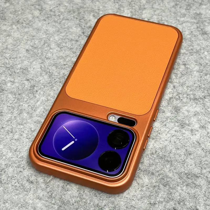 Premium Retro PU Leather Phone Case with Enhanced Camera Protection