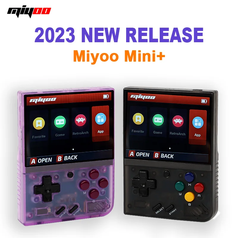 MIYOO MINI + Plus Portable Retro Game Console 3.5” OCA IPS HD Screen