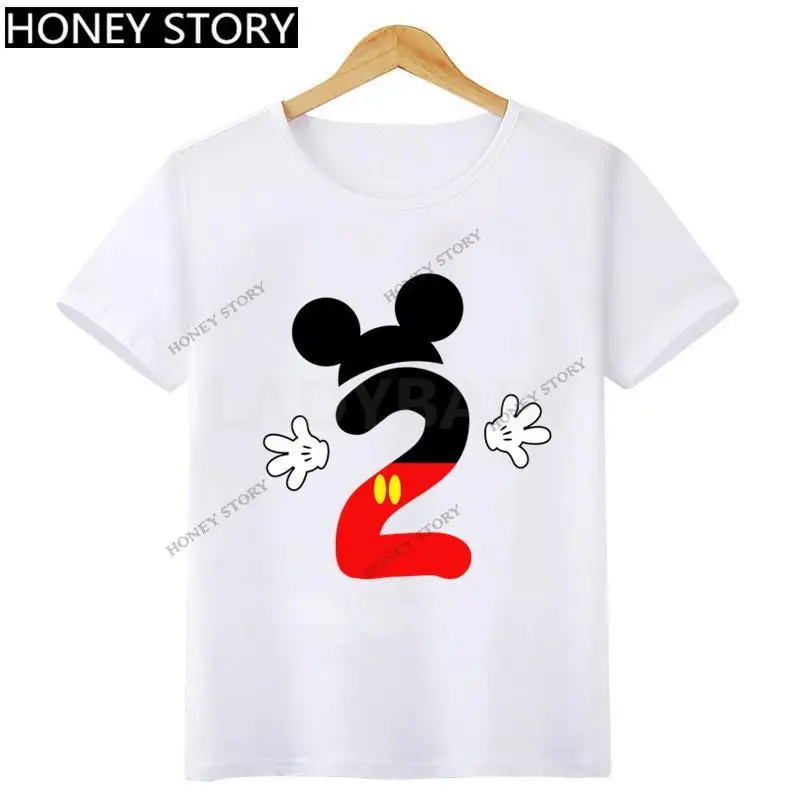 Children Cartoon Birthday Numbers 