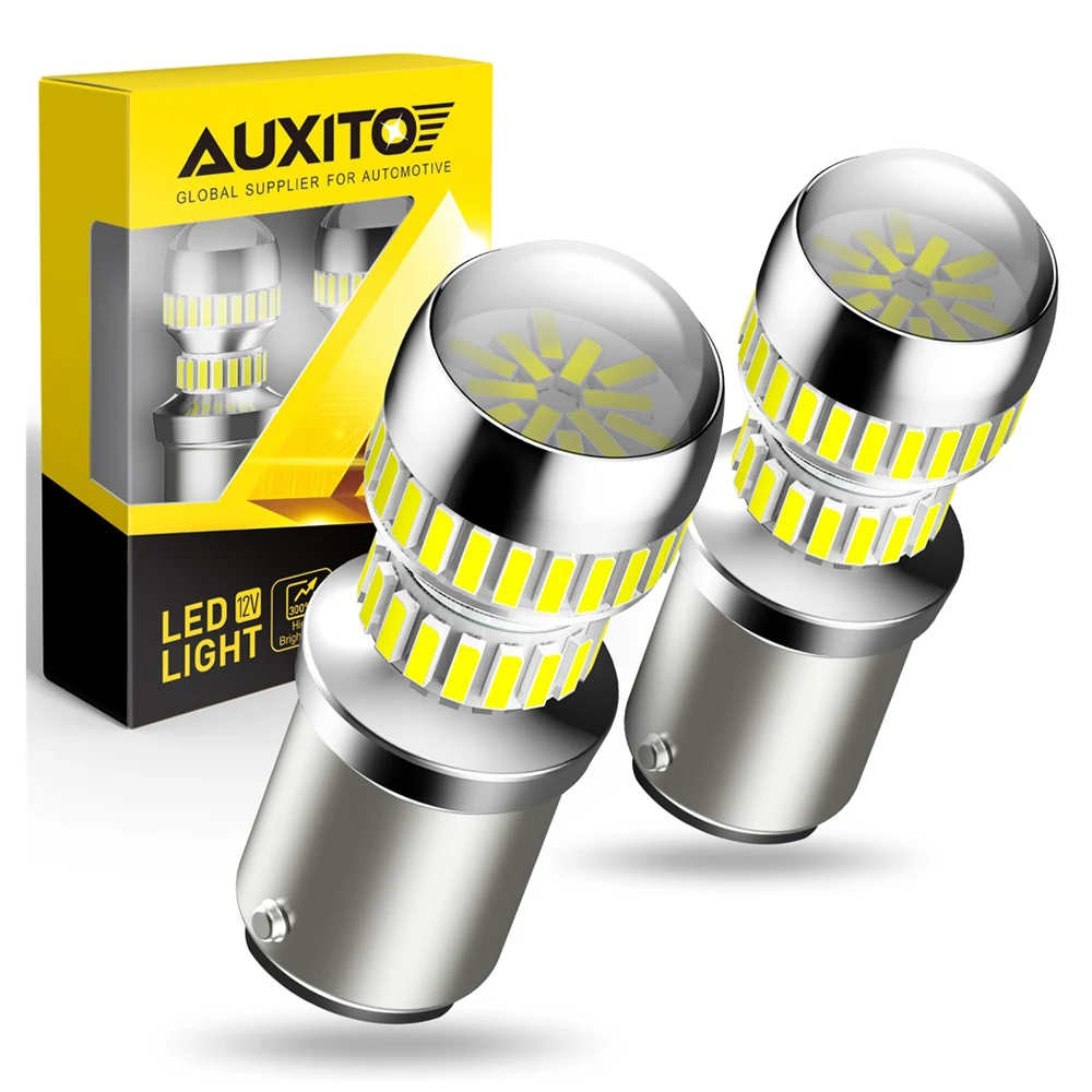 

AUXITO 2 шт. 1157 Bay15d P21/5 Вт фотолампа белая красная 4014SMD фотолампа дневные ходовые огни стоп-сигнал задний ходовой фонарь