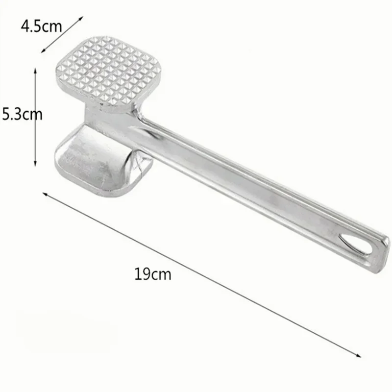 1Pcs Kitchen Gadgets Multifunction Meat Hammer Two Sides Loose Tenderizers Portable Steak Pork Tools Aluminum Alloy kitchen utensils