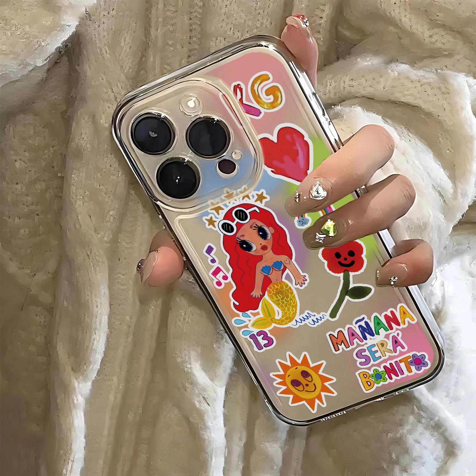 Karol G Mañana Será Bonito Clear Soft TPU Phone Case