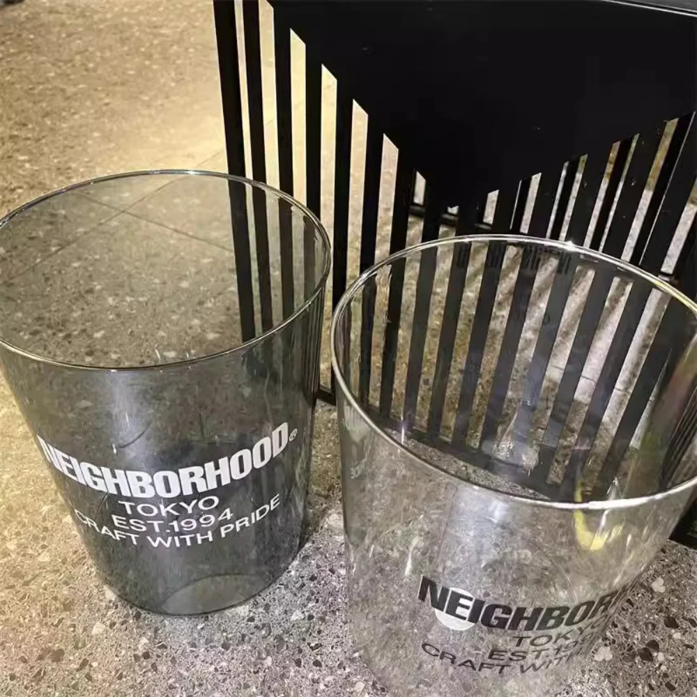 

Chaopai NBHD high-grade transparent trash home office living room large-capacity simple large waste paper basket