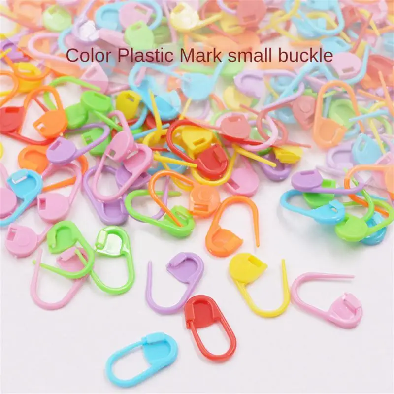 

Mix Color Plastic Resin Small Clip Locking Stitch Markers Crochet Knitting Tools Needle Clip Hook Sewing Tool