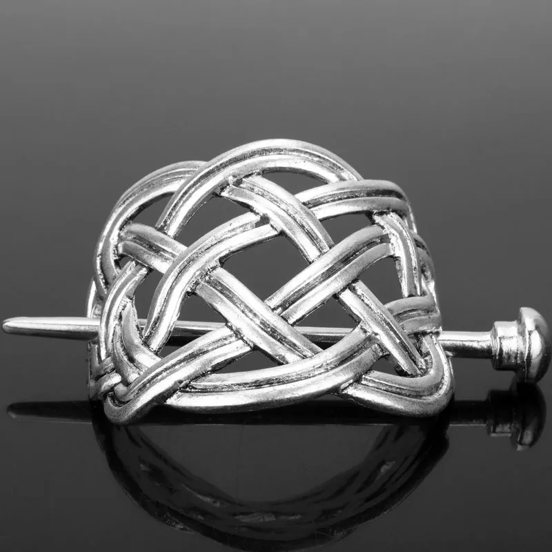 Women Celtic Hair Slide Hairpins Viking Celtic Hair Clips Knot Stick Metal Barrette Pin Retro Accesso