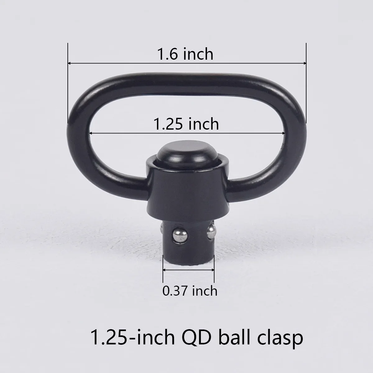 Enhanced Tactical Adjustable Rifle Sling with QD Metal Strap Swivel, Durable Nylon - 2-Point Multi-Mission Release