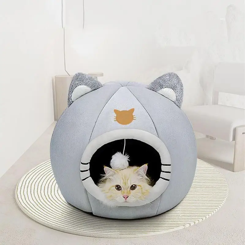 

Deep Sleep Cat Bed Cartoon Pet Bed Foldable Removable Washable Pet Sleeping Bed For Small Dog Mat Bag Cave Cats Bed