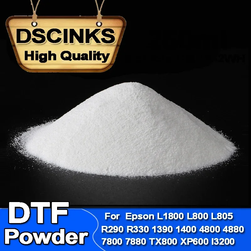DTF powder Hot Melt Powder White PET Direct Transfer Film Printing For DTF Ink 1000g / 500g Powder