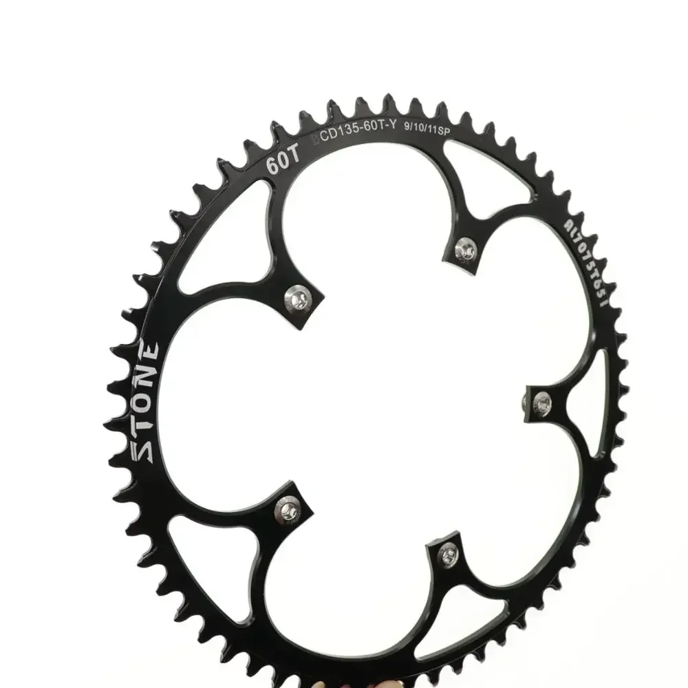 スギノ 禅 チェーンリング 53T 美品 SUGINO* ZEN chainring (silver