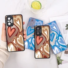 

JAMULAR Pink Heart Circle Phone Case For Oppo Realme 8i Case For Realme GT Neo 2 C21Y C25Y C25 C11 C12 C21 8 Pro A74 A54 Cover
