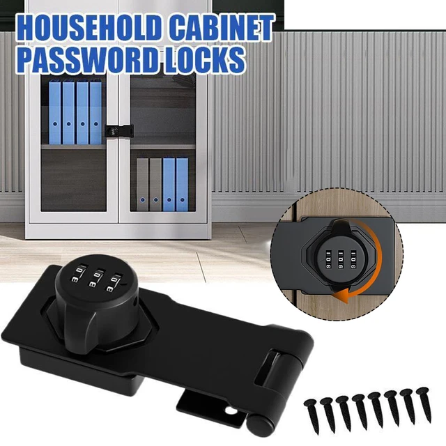 3 Digit Household Security Cabinet Password Locks Keyless Drawer