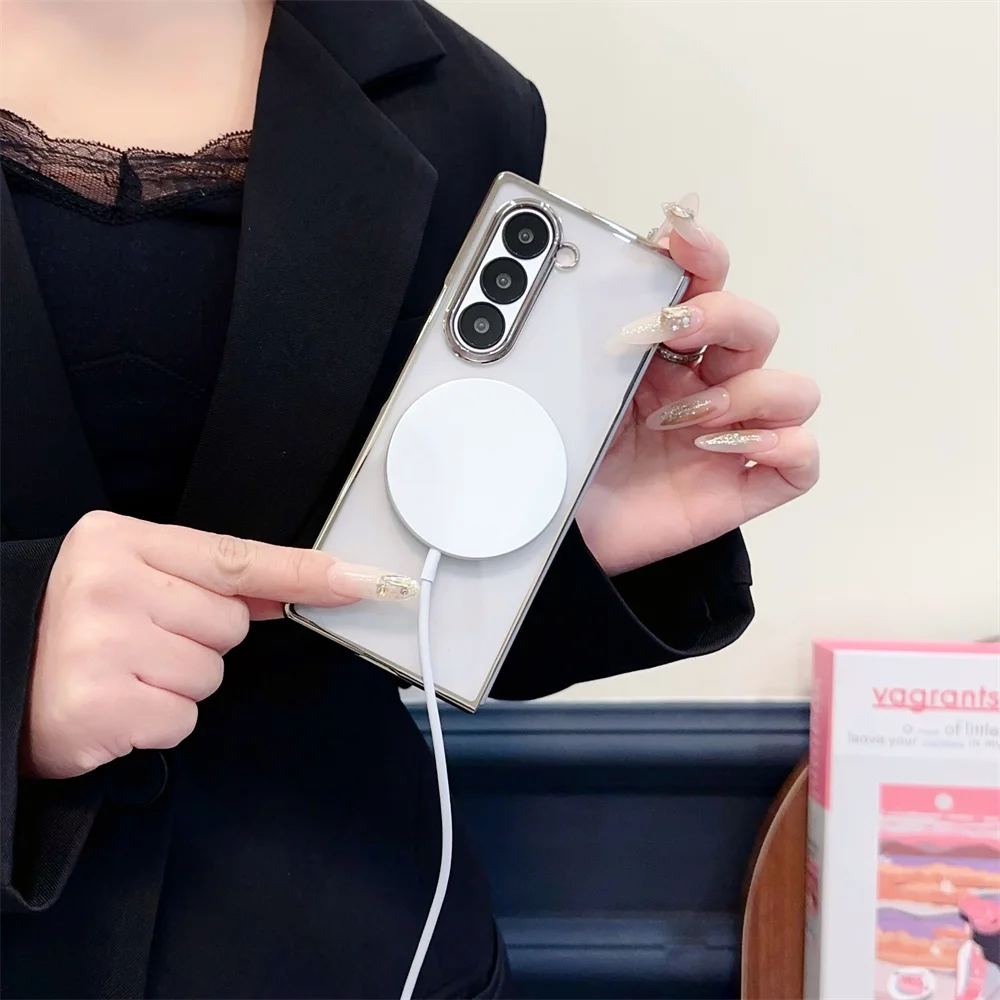Electroplated Magnetic Shockproof Phone Case with Magsafe Technology