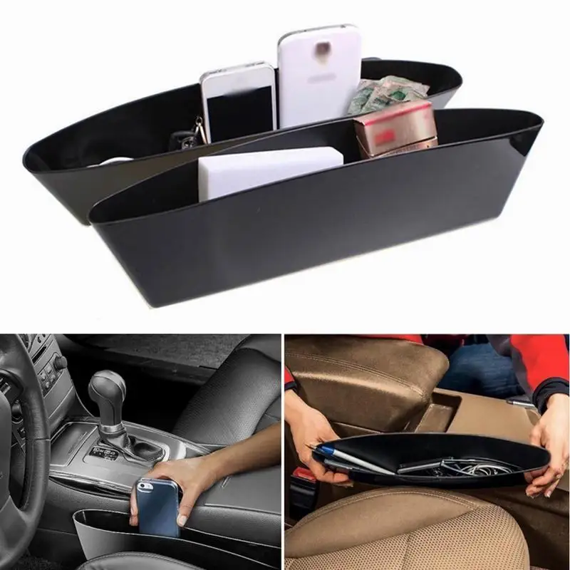 Car Seat Crevice Organizer Seat Gap Storage Box Stowing Car Phone