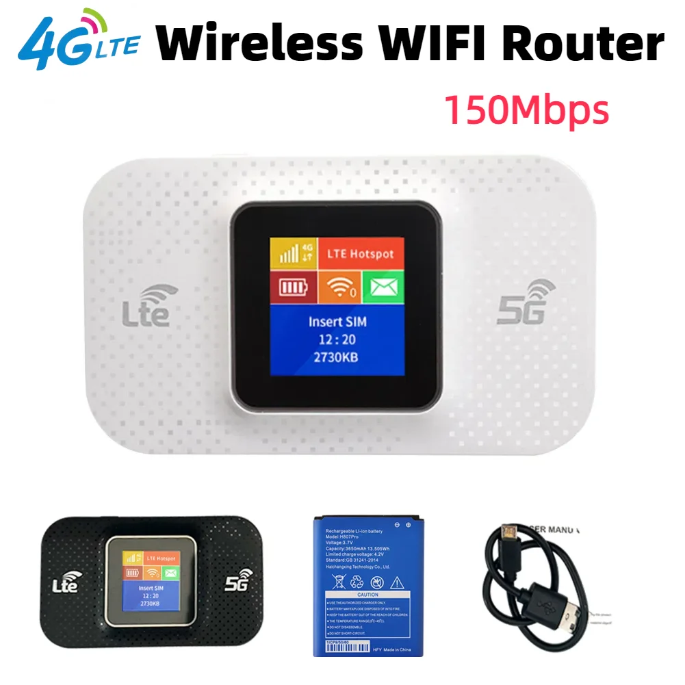 

4G Lte Wi-Fi роутер беспроводной портативный роутер 150 Мбит/с слот для Sim-карты разблокированный модем мини уличная точка доступа Карманный Wi-Fi роутер для автомобиля