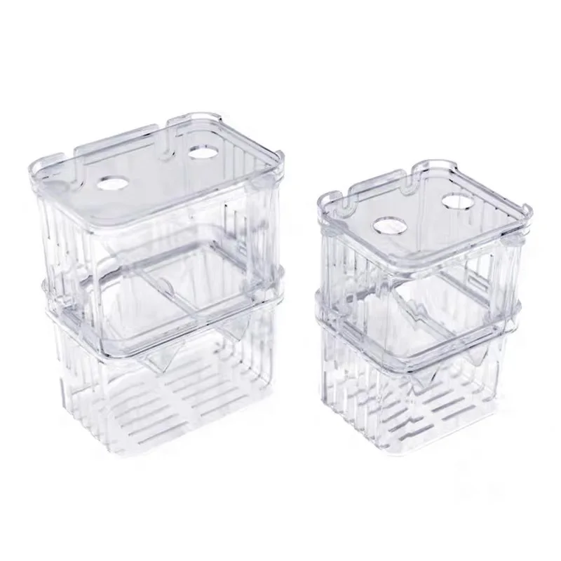 S/L/XL Aquarium Breeder Box Fish Breeding Isolation Box Fish Hatchery Acrylic Divider Shrimp Clownfish Aggressive Injured aquarium divider board