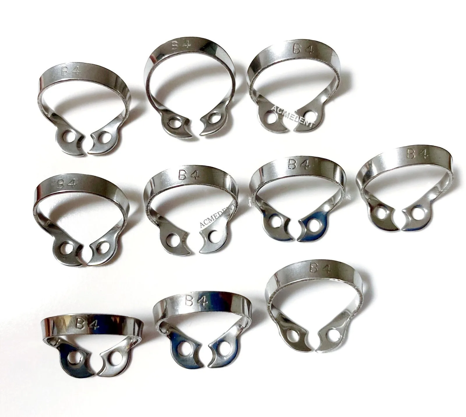 

10Piece B4 Dental Rubber Dam Clamps Brinker Endodontic Clamp Surgical Instruments