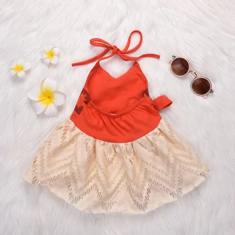 0-4Years Girls Dress Moana Cosplay Costume