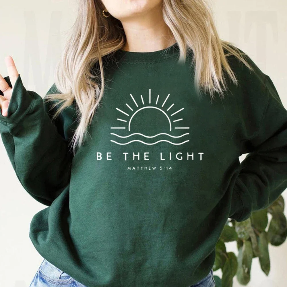 Be The Light Sweatshirt Amazing Grace Shirt Believe Shirt Self Love Graphic Tees Unisex Crewneck Sweatshirts Hoodies 6