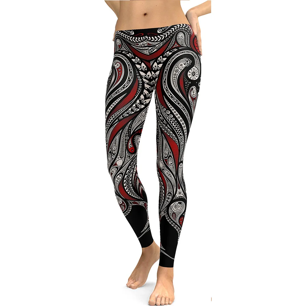 

3D Printed Tight Yoga Pants Women Halloween Cosplay Bottom Costume Slim Fit Party Role Play Leggings Trousers