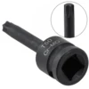 1PC 1/2inch Hex Torx Socket Adapter for Torx Screwdriver Bit Drive Socket Air Wrench Adapter Head for T20 T40 for T30 T100 Repai 6