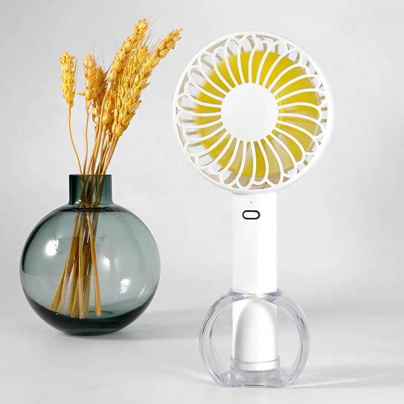 

Mini Portable Fan Handheld USB Charging Fan Cooling Electric Fan 3 Speed Adjustment Powerful Dual Motor Outdoor Travel