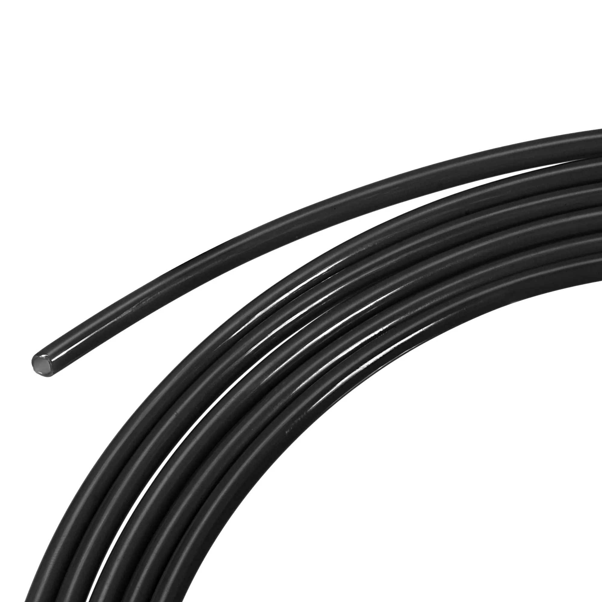 

uxcell Pneumatic Hose Air Line Black Hose 6 Meter/19.7Ft 0.1''IDx0.16''OD Polyethylene for Air Compressor