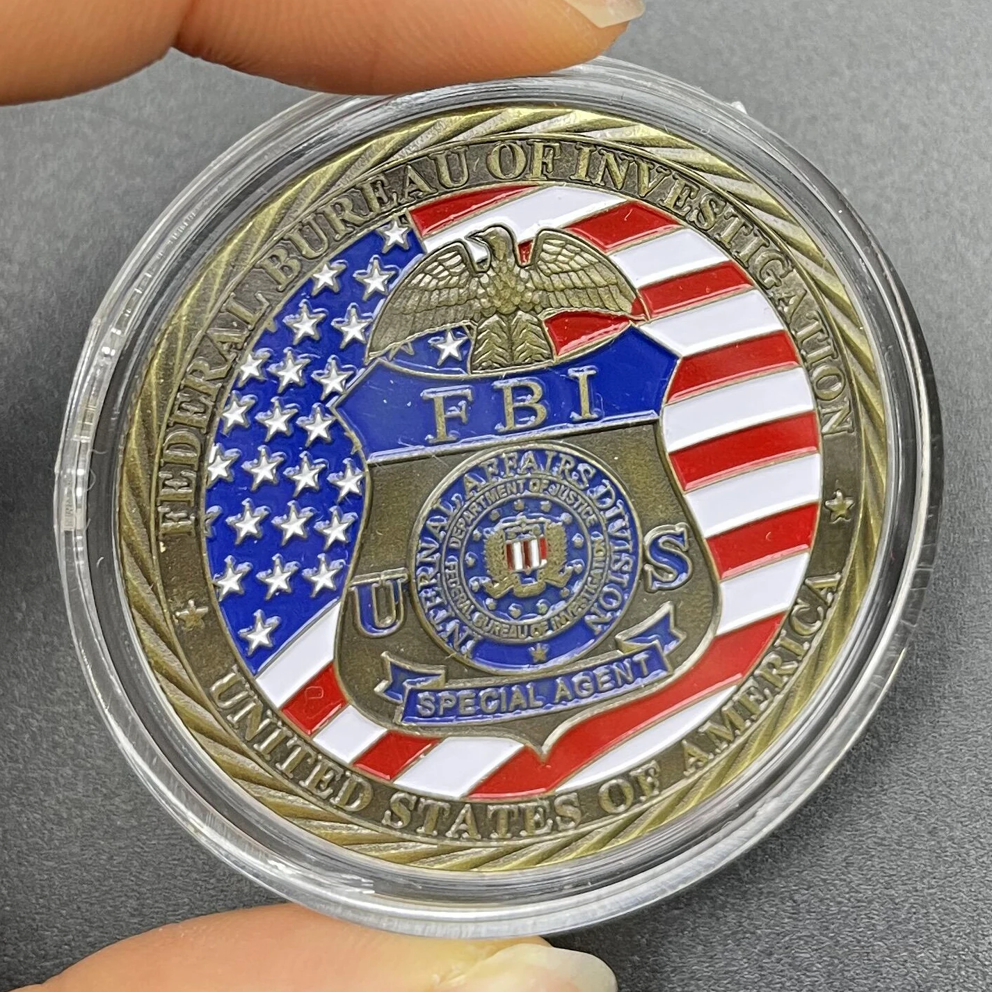 US FBI Special Agent Challenge Coin Collectibles ST. Michael