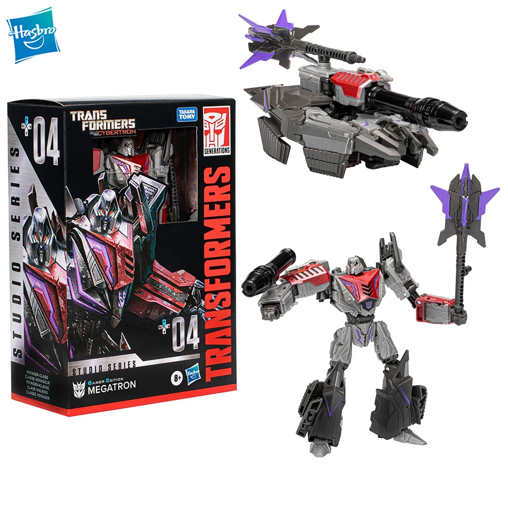 

[New In-Stock] Hasbro Transformers Studio Series Voyager 04 Gamer Edition Megatron 6.5-Inch Robot Action Figure Collectible Toys