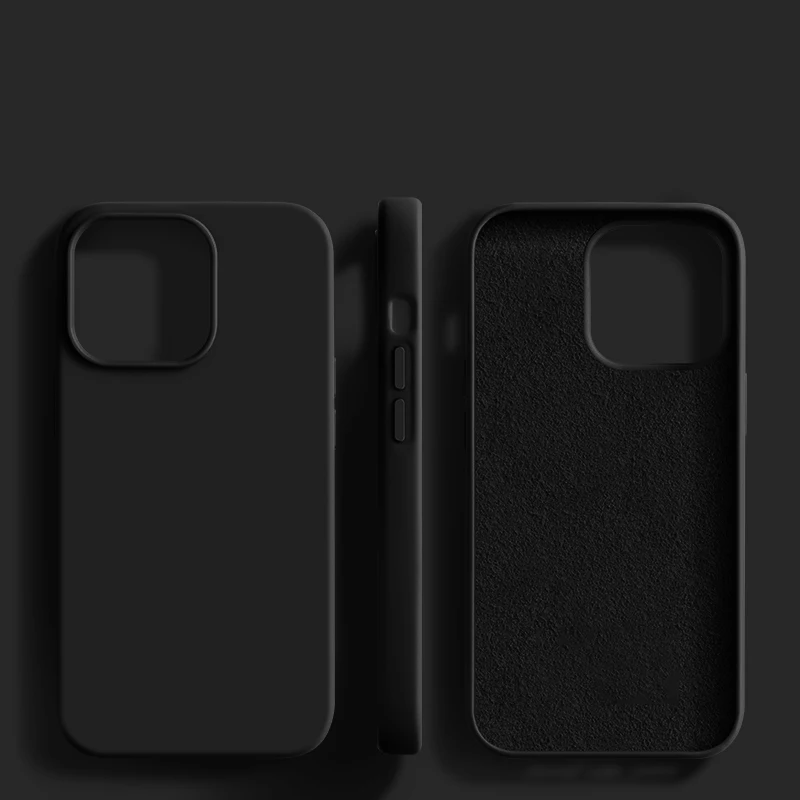 Premium Liquid Silicone Luxury Soft Case - Phone Accessories