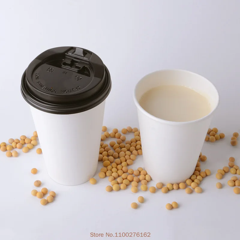 100ml Small Paper Cup White Coffee Cup Tea Milk Disposable Party Supplies 100pcs/pack