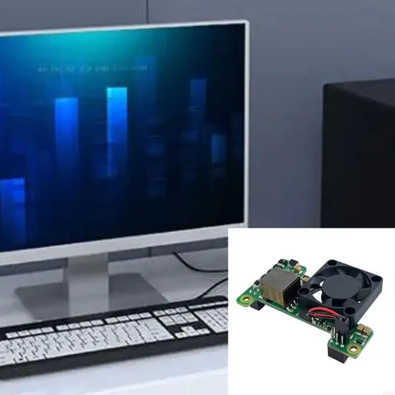 B0KF Convenient Installation USB3.0 Expansion Card 5Ports19PIN Power Connector Expand Device Connectivities Effortlessly