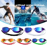 Professional Swim Glasses Anti-Fog Swim Sports Eyewear Adjustable Wide View Swim Goggles UV Protection for Women Men 1